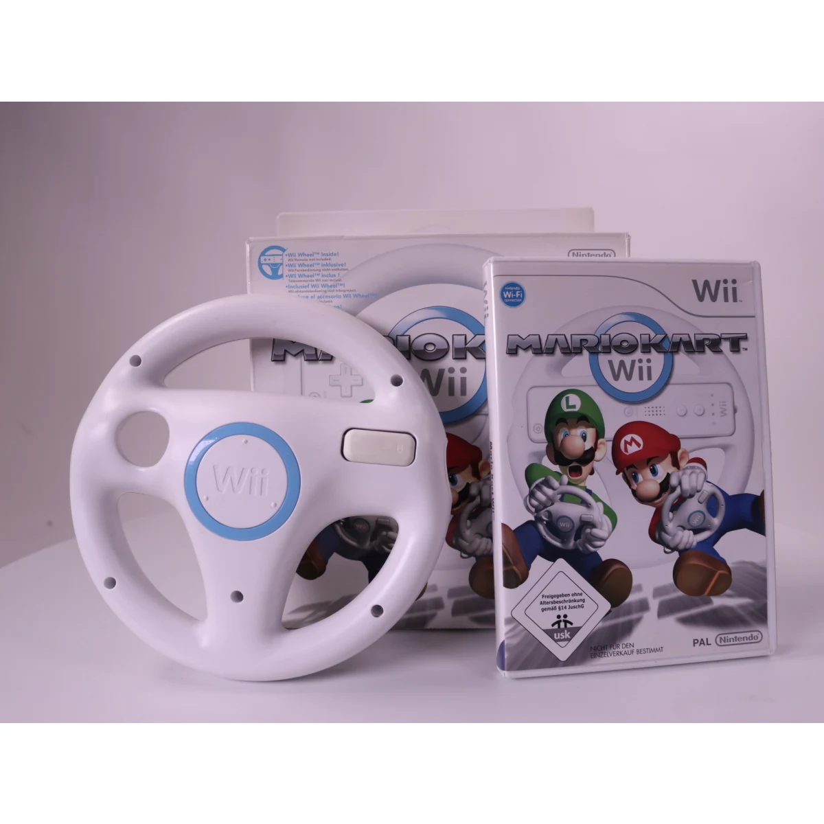 Wii - Wii Wheel [Mario Kart Included] - productfoto 5