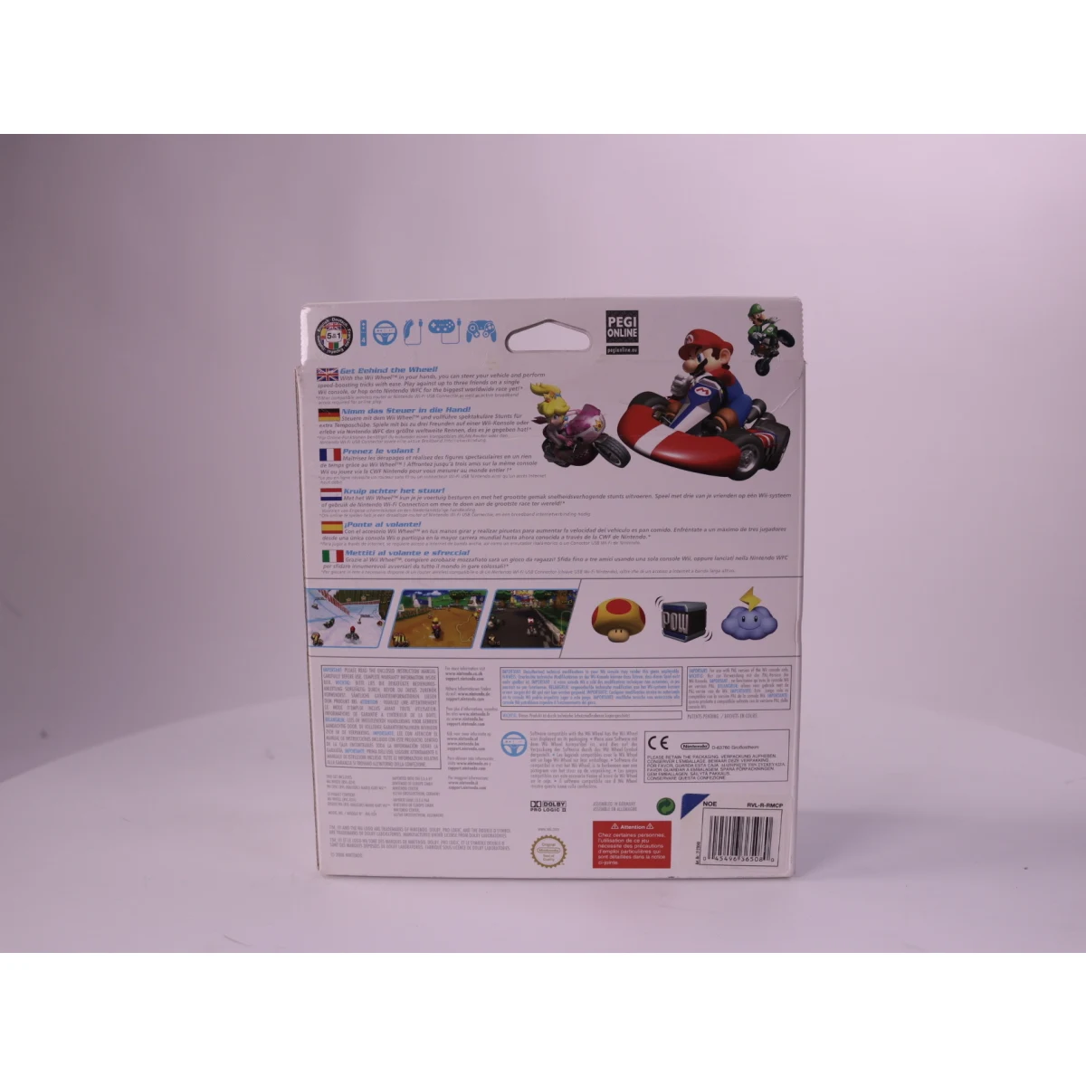 Wii - Wii Wheel [Mario Kart Included] - productfoto 3