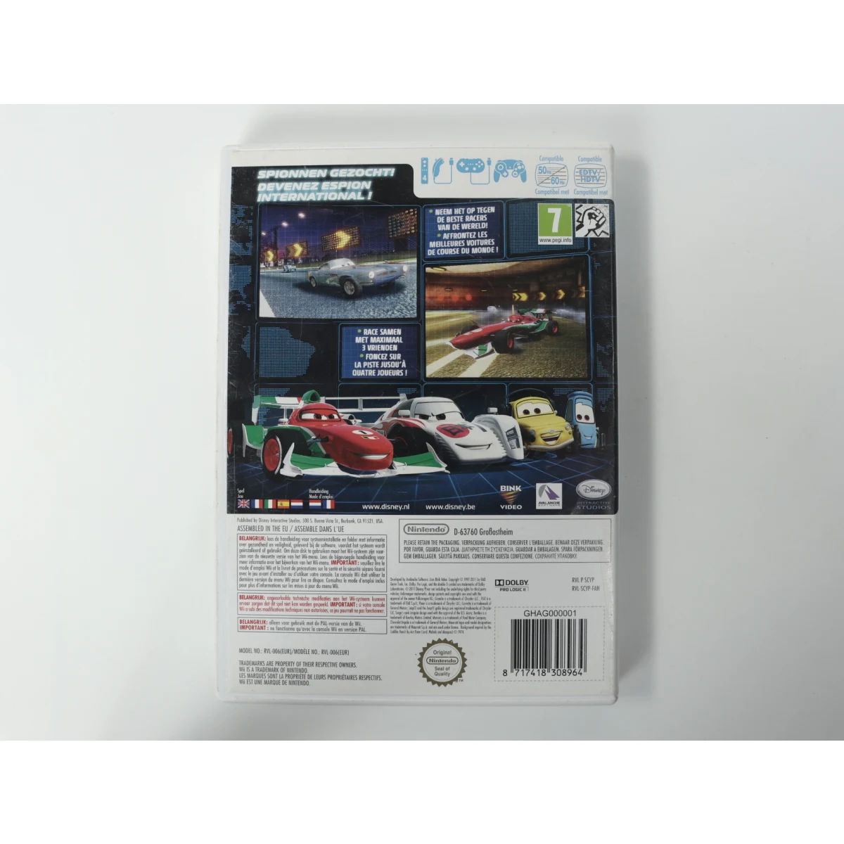 Wii - Cars 2: The Video Game - productfoto 3