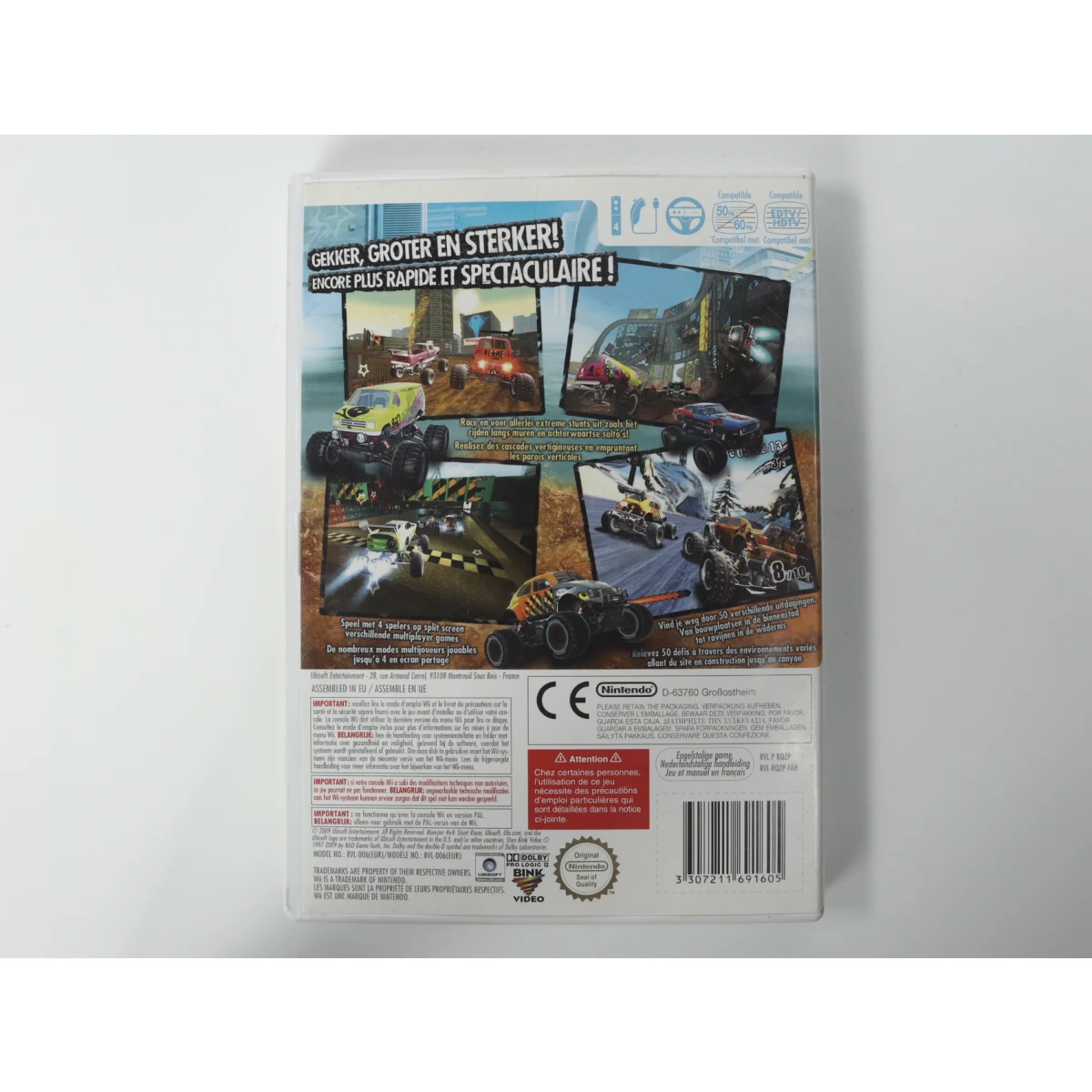 Wii - Monster 4x4: Stunt Racer - productfoto 3