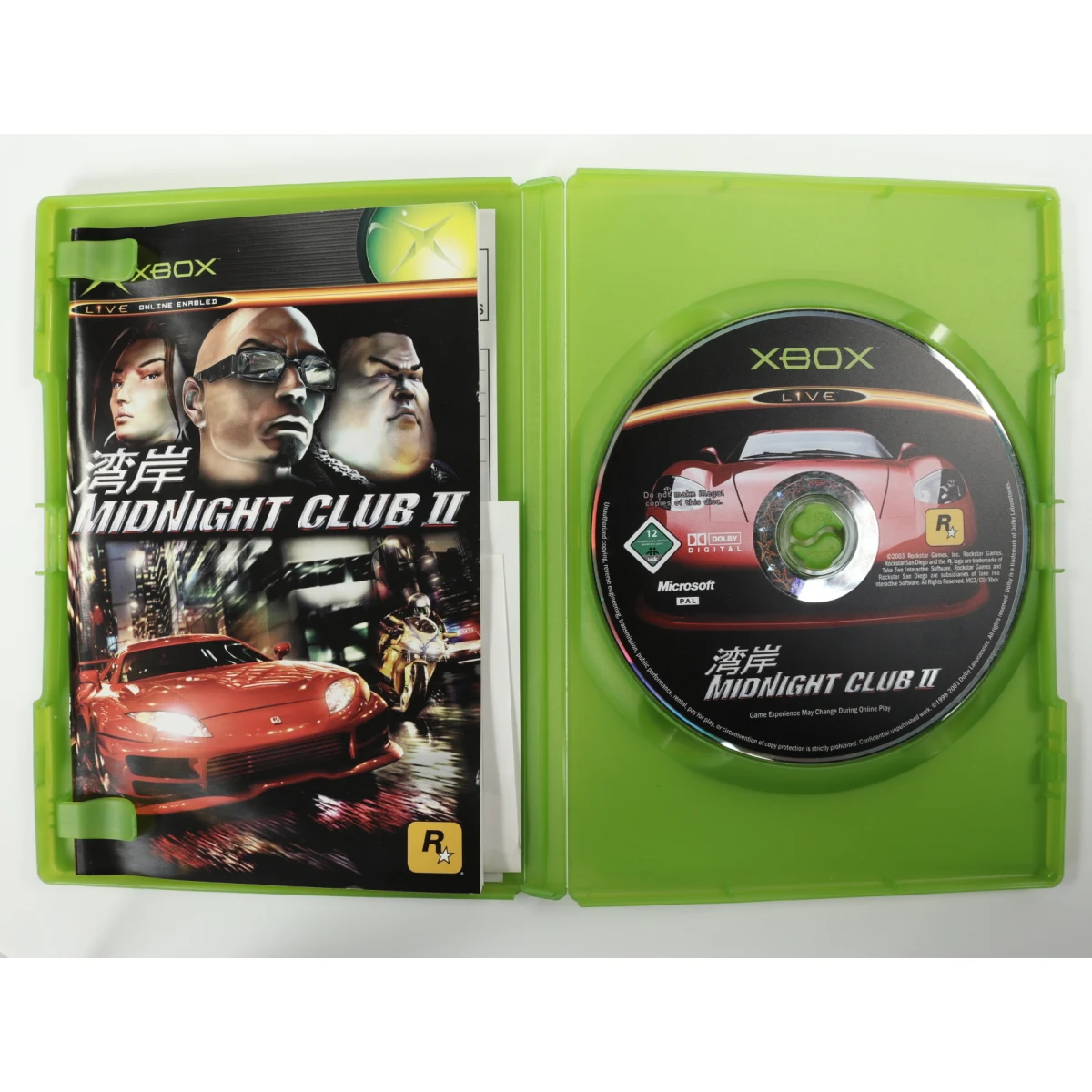 Xbox Classic - Midnight Club II - productfoto 2