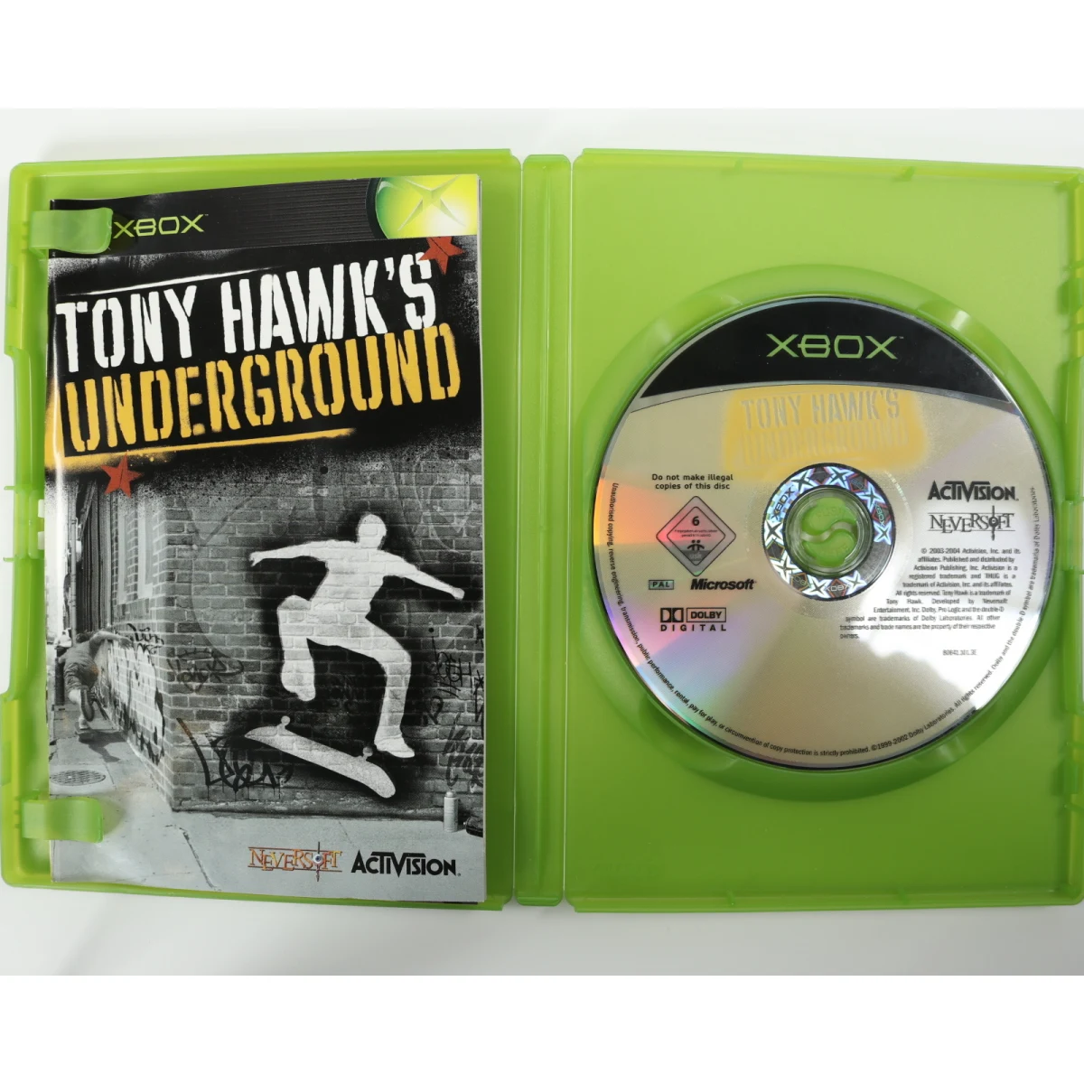 Xbox Classic - Tony Hawk's Underground - productfoto 2