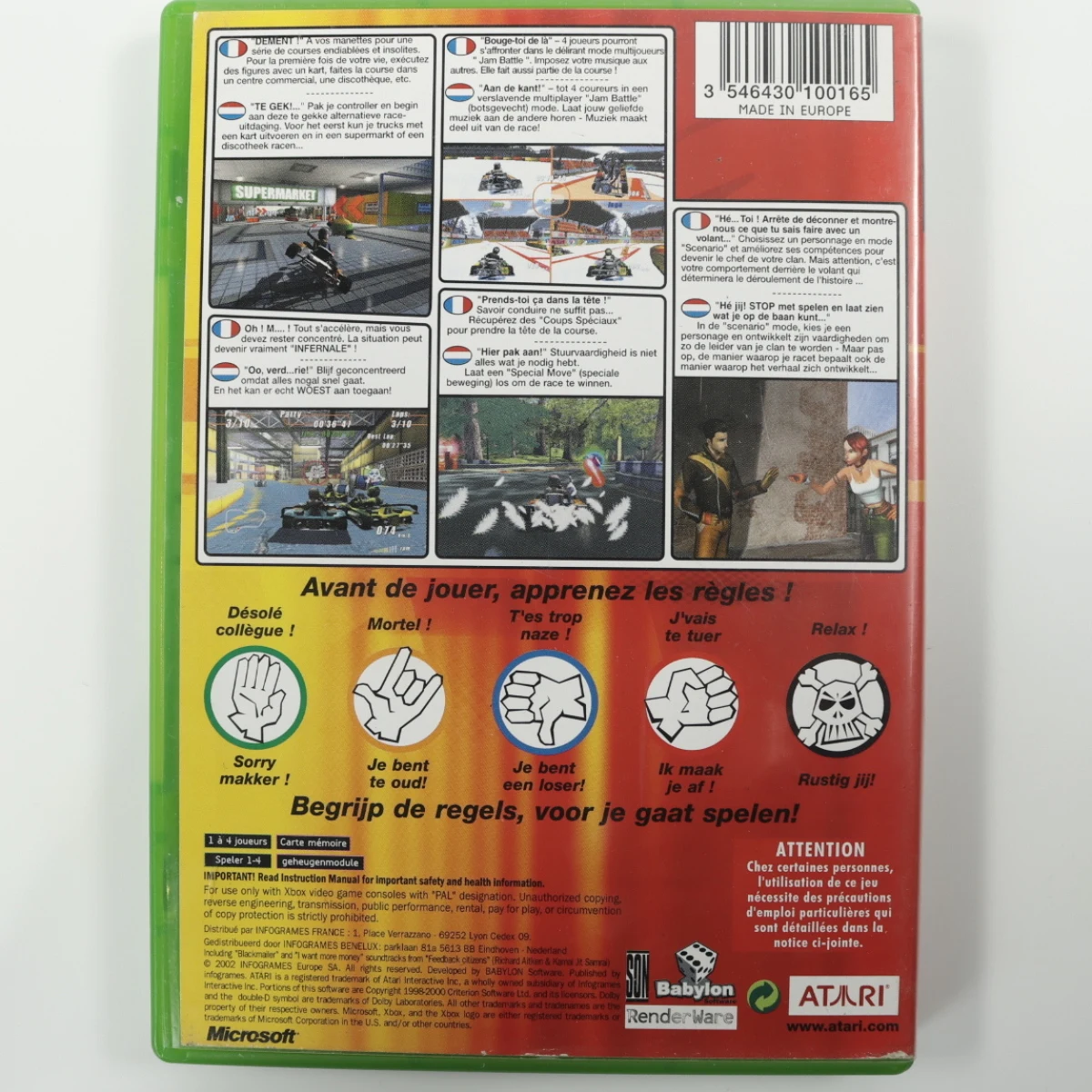 Xbox Classic - Furious Karting - productfoto 3