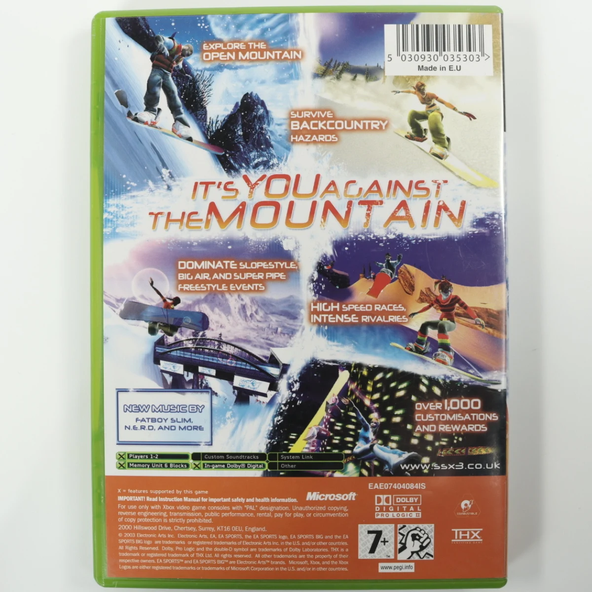 Xbox Classic - SSX 3 - productfoto 3