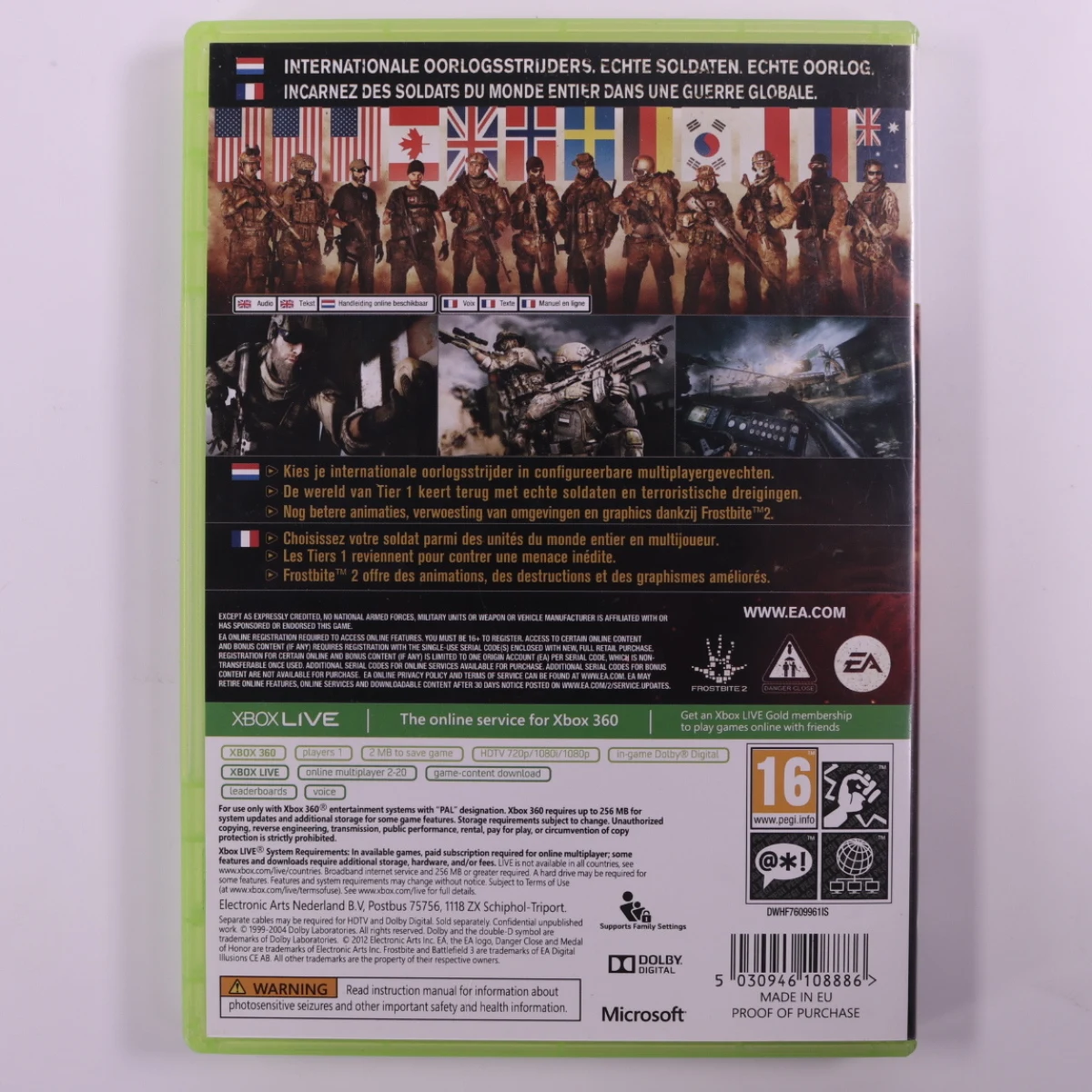 Xbox 360 - Medal of Honor Warfighter - productfoto 2