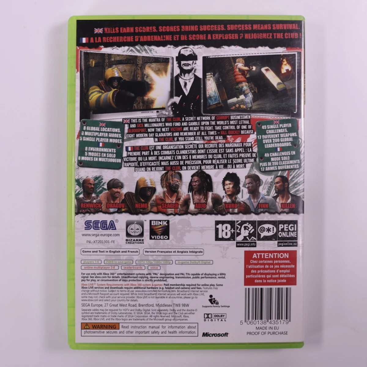 Xbox 360 - The Club - productfoto 2