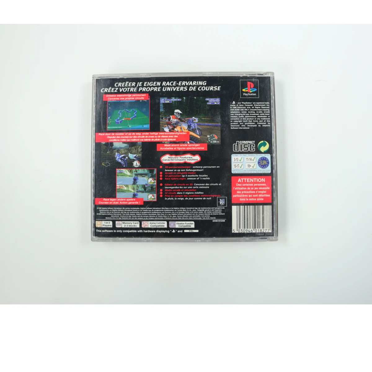 PlayStation 1 - Moto Racer 2 - productfoto 2