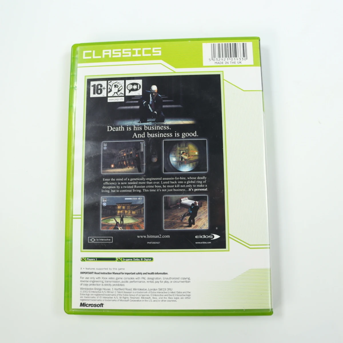 Xbox Classic - Hitman 2 [Classics] - productfoto 2