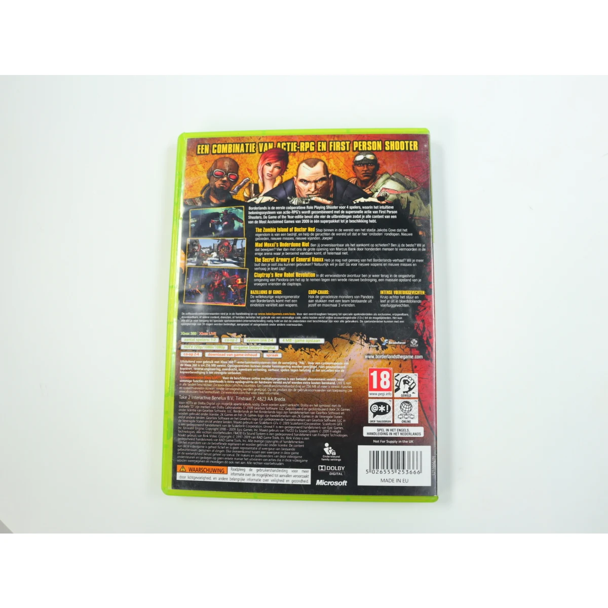 Xbox 360 - Borderlands [Game of the Year Edition] - productfoto 2