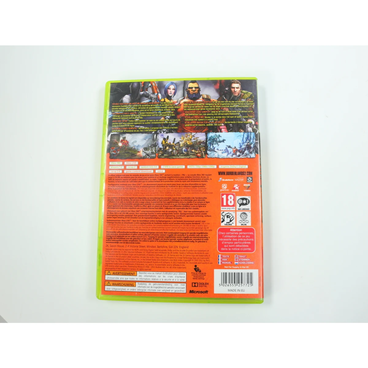 Xbox 360 - Borderlands 2 - Gearbox Software - productfoto 2