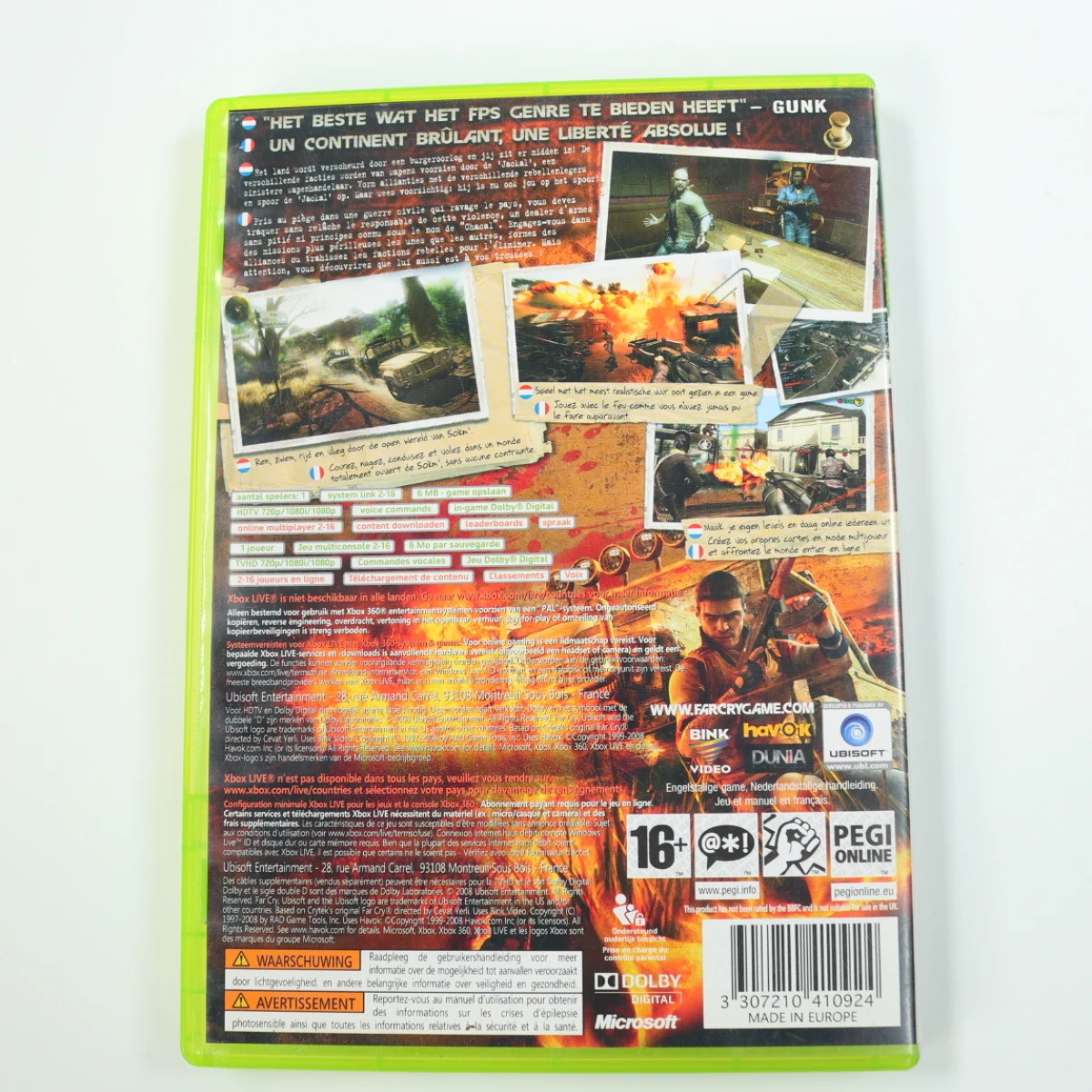 Xbox 360 - Far Cry 2 - productfoto 2