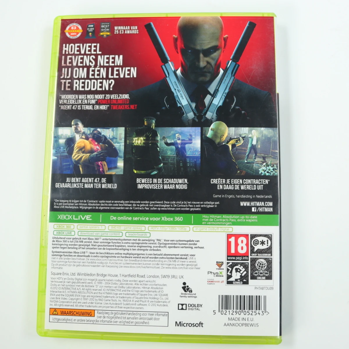Xbox 360 - Hitman Absolution [Benelux Limited Edition] - Square Enix - productfoto 2