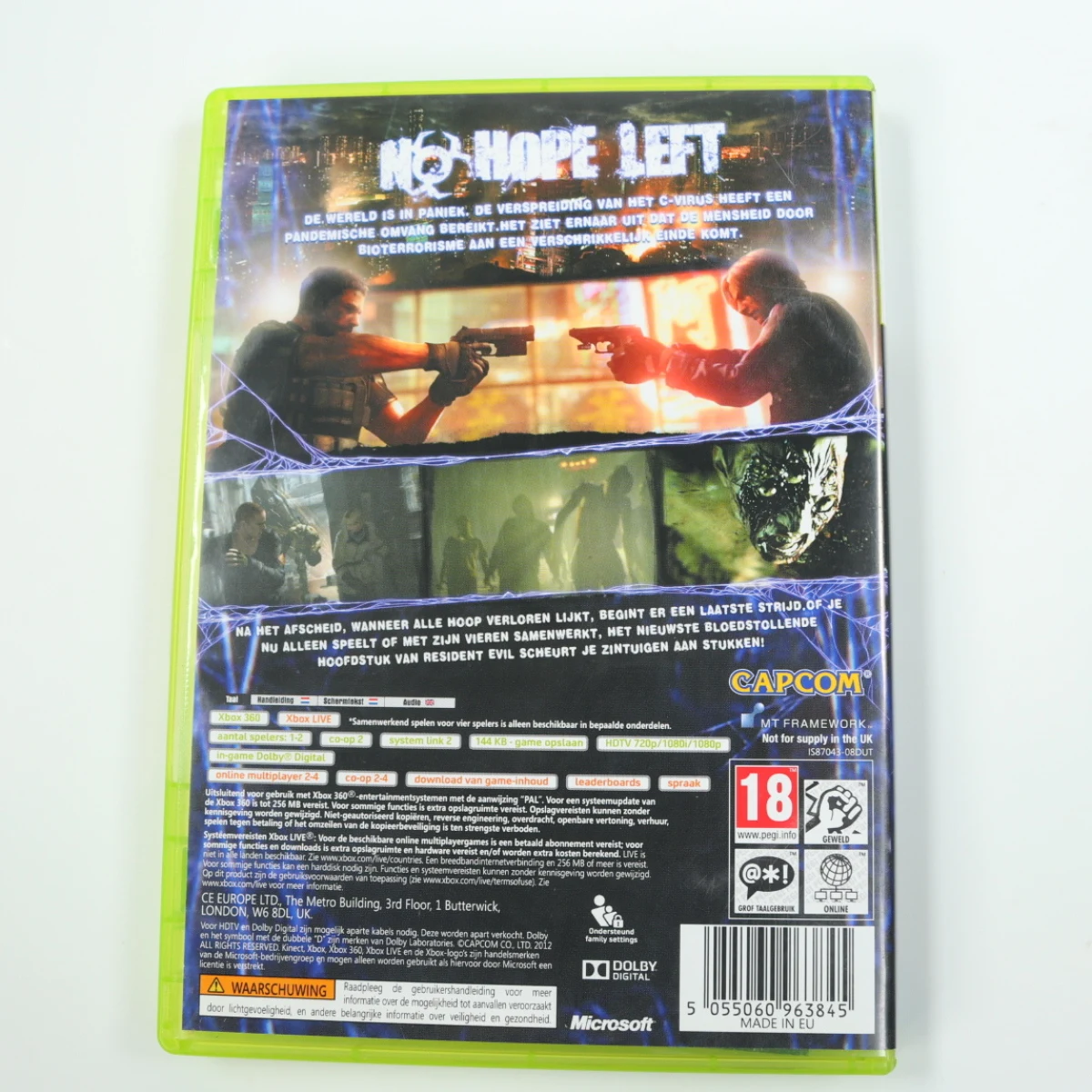 Xbox 360 - Resident Evil 6 - productfoto 2