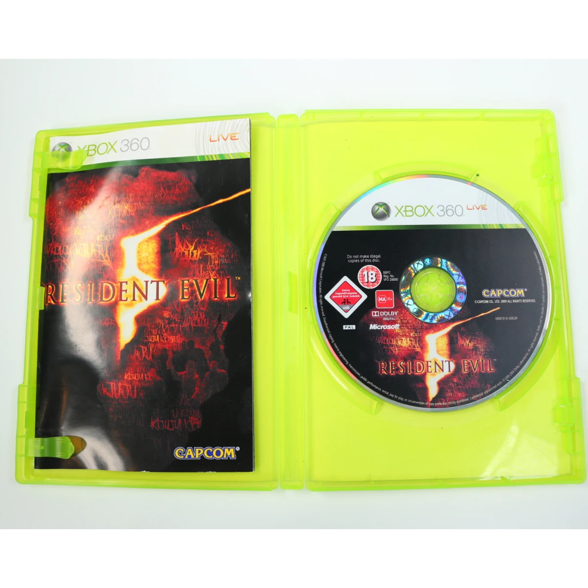Xbox 360 - Resident Evil 5 - productfoto 3