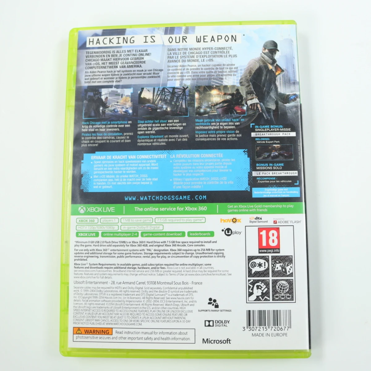 Xbox 360 - Watch Dogs [Special Edition] - productfoto 2