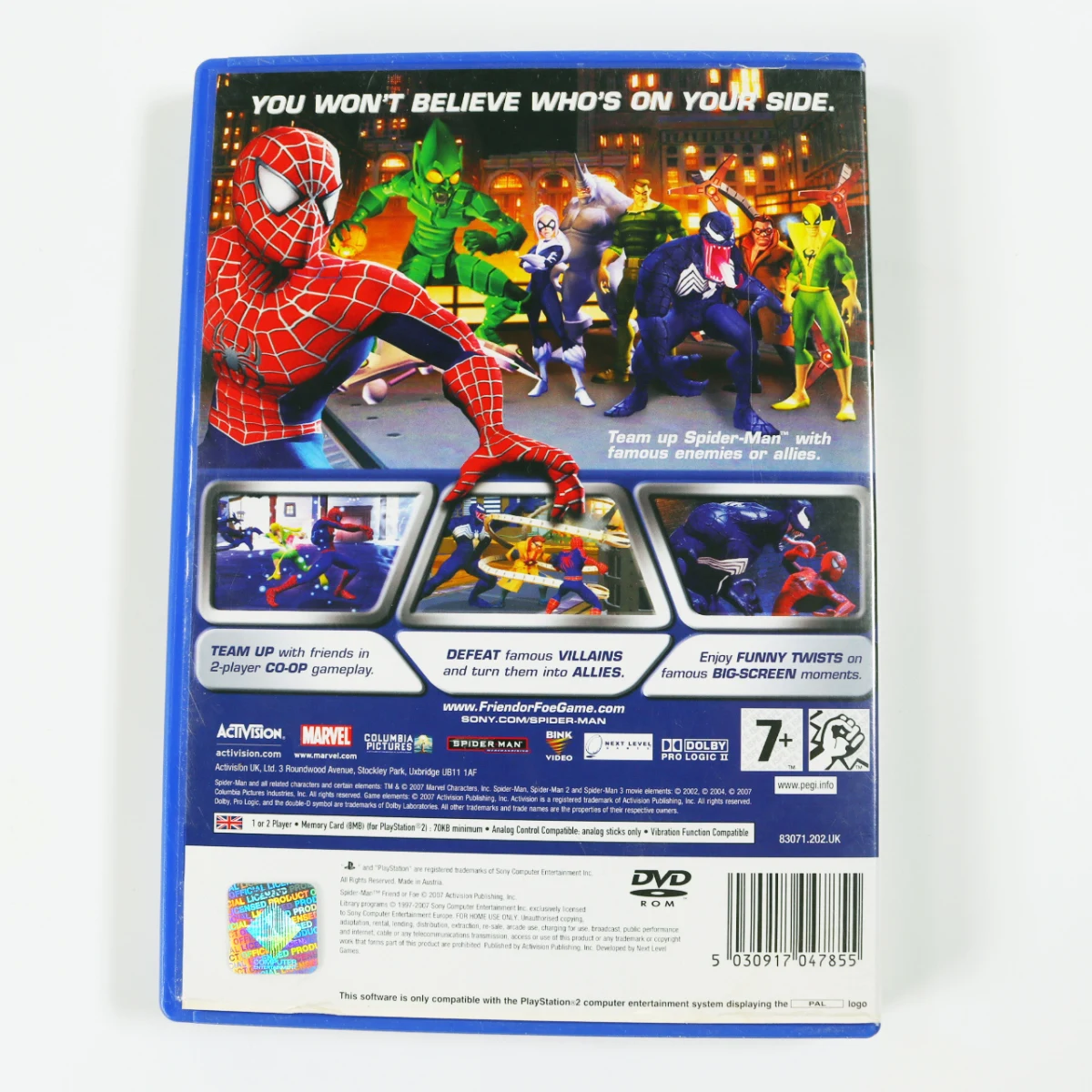 PlayStation 2 - Spider-Man: Friend or Foe - productfoto 2