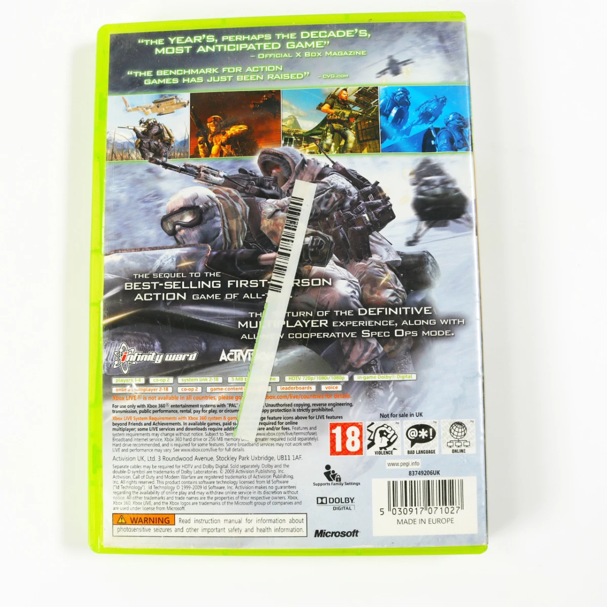 Xbox 360 - Call of Duty: Modern Warfare 2 - productfoto 2
