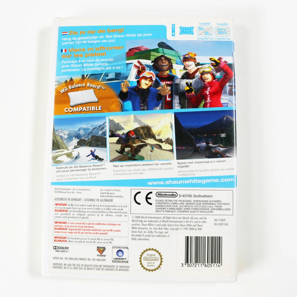 Wii - Shaun White Snowboarding - productfoto 2
