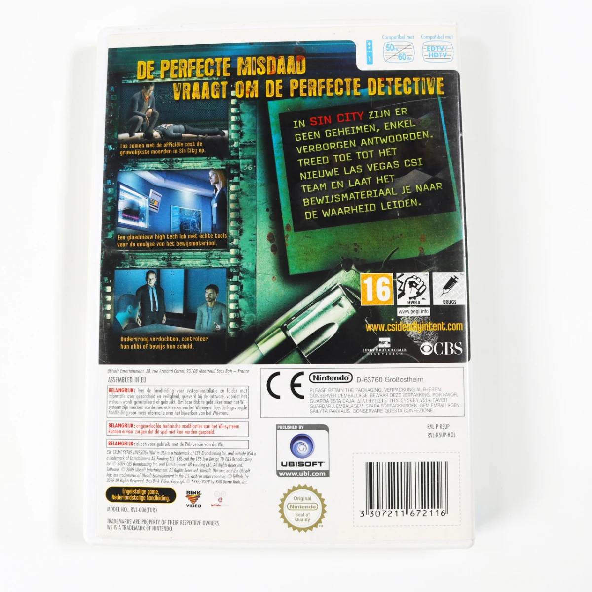 Wii - Crime Scene Investigation: Deadly Intent - productfoto 2