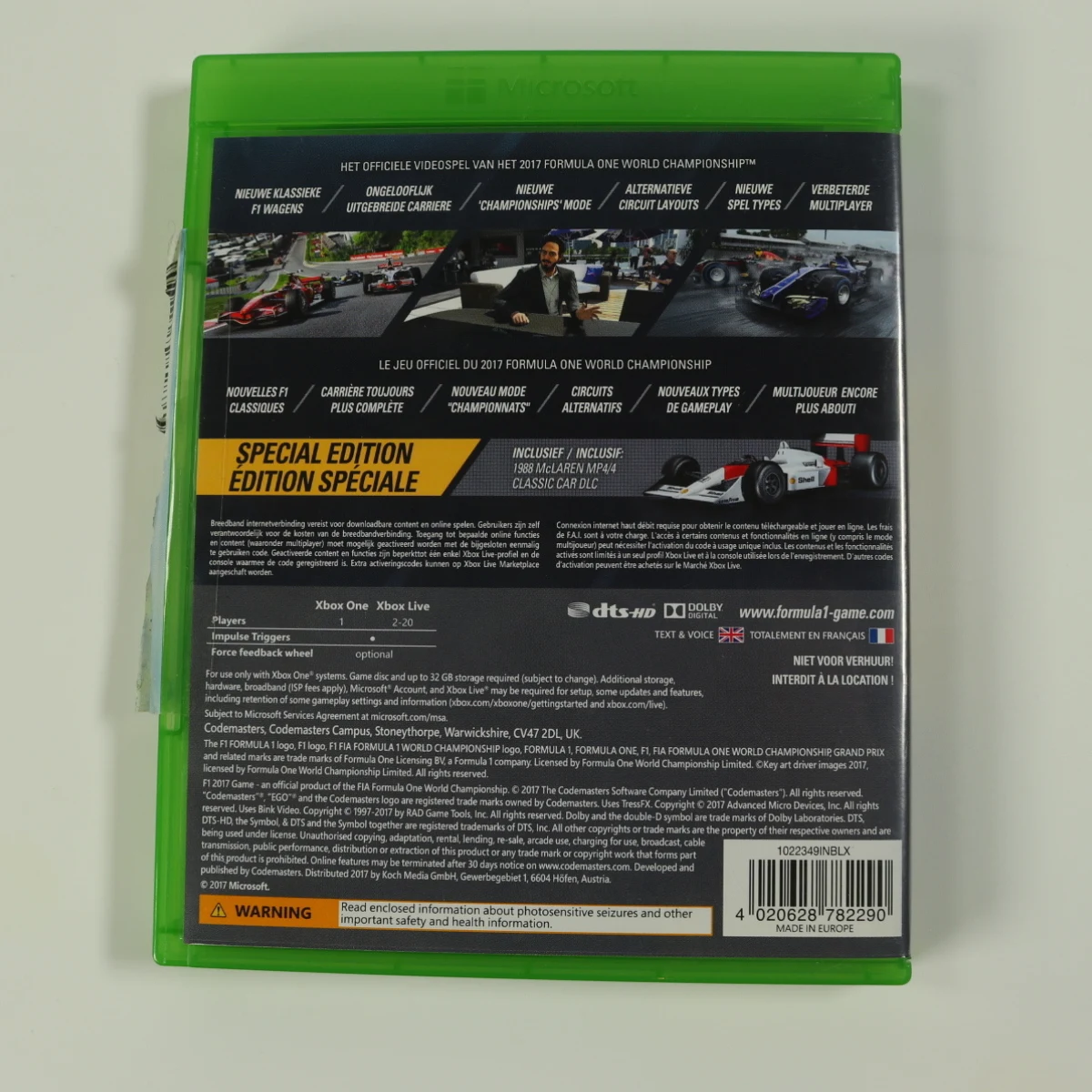 Xbox one - F1 2017 [Gebruikt] - Codemasters Birmingham - Gebruikt - productfoto 2
