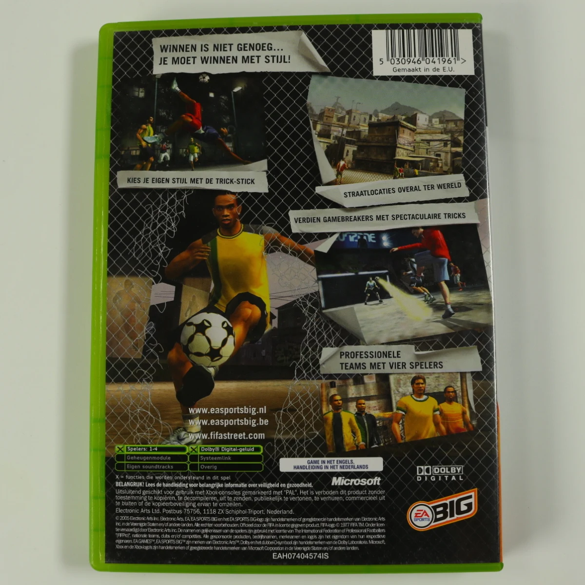 Xbox Classic - Fifa Street - productfoto 2