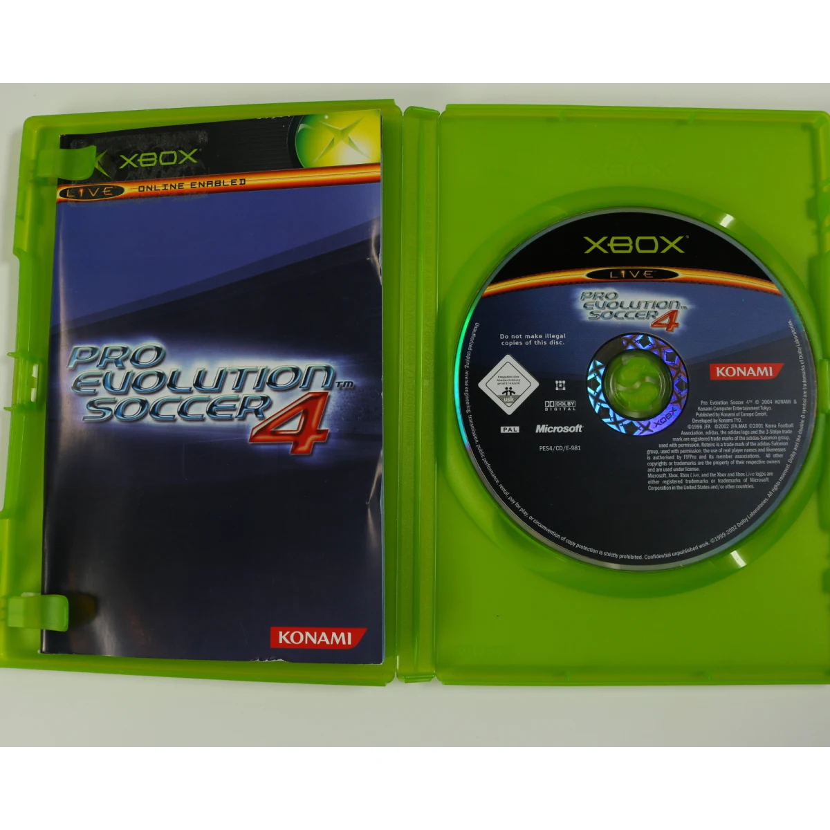 Xbox Classic - Pro Evolution Soccer 4 - productfoto 3