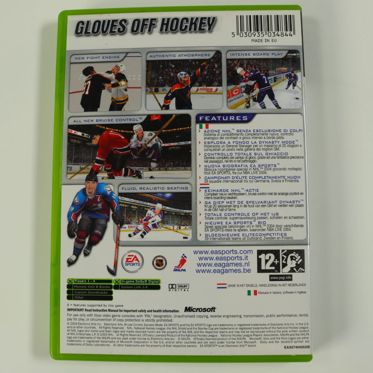 Xbox Classic - NHL 2004 - productfoto 2