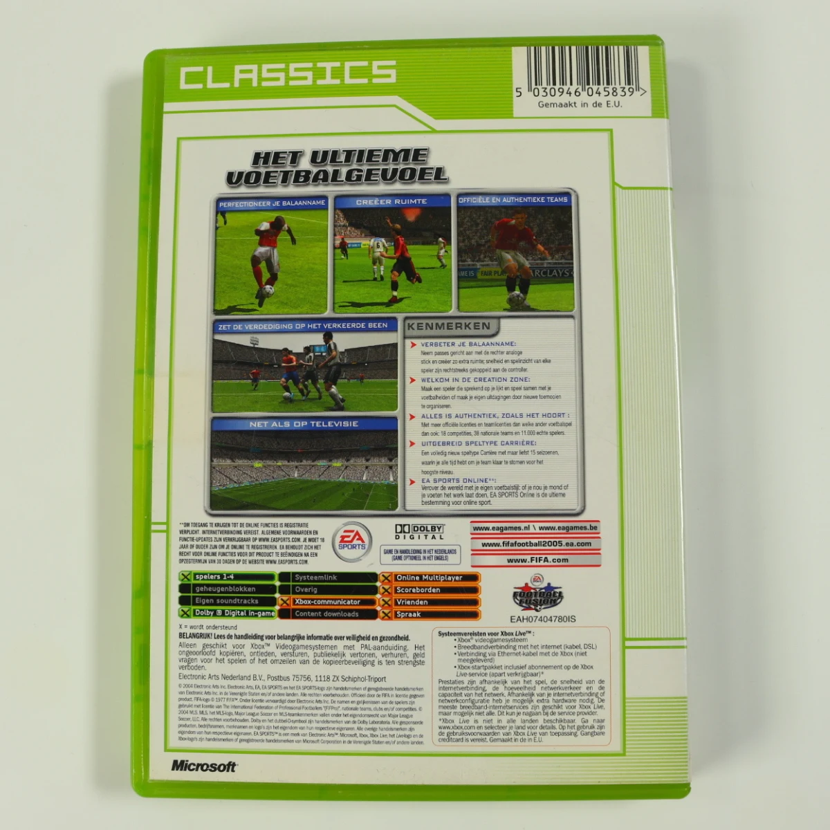 Xbox Classic - FIFA Football 2005 [Classics] - productfoto 2