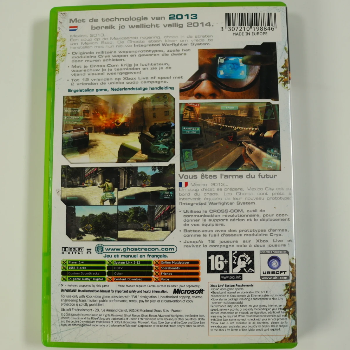 Xbox Classic - Ghost Recon Advanced Warfighter - productfoto 2