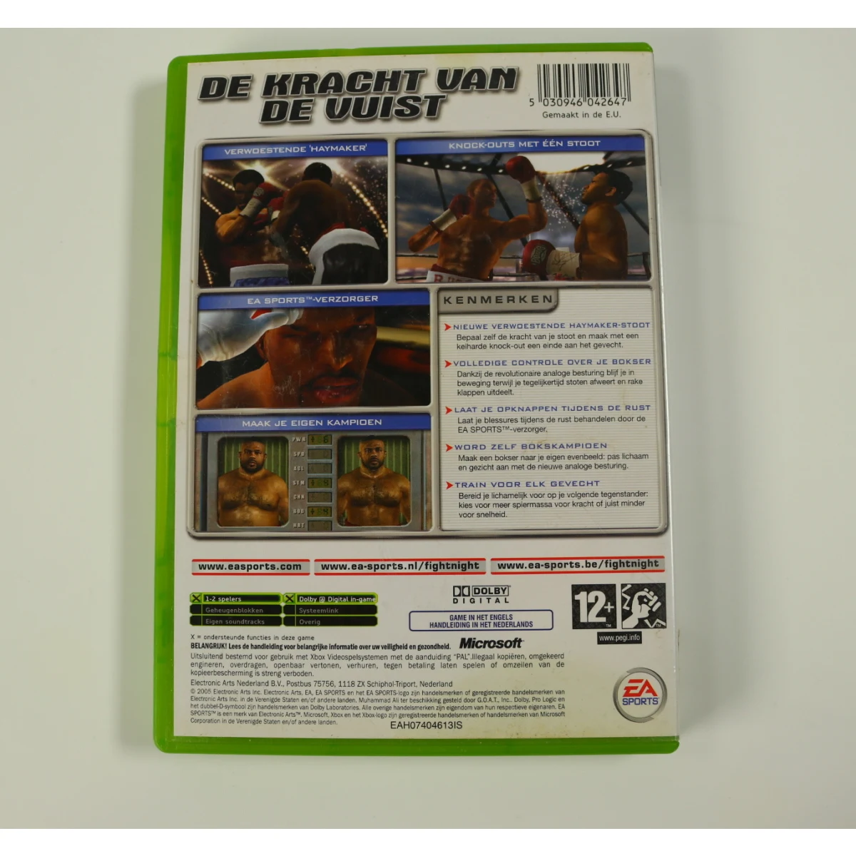 Xbox Classic - Fight Night Round 2 - productfoto 2