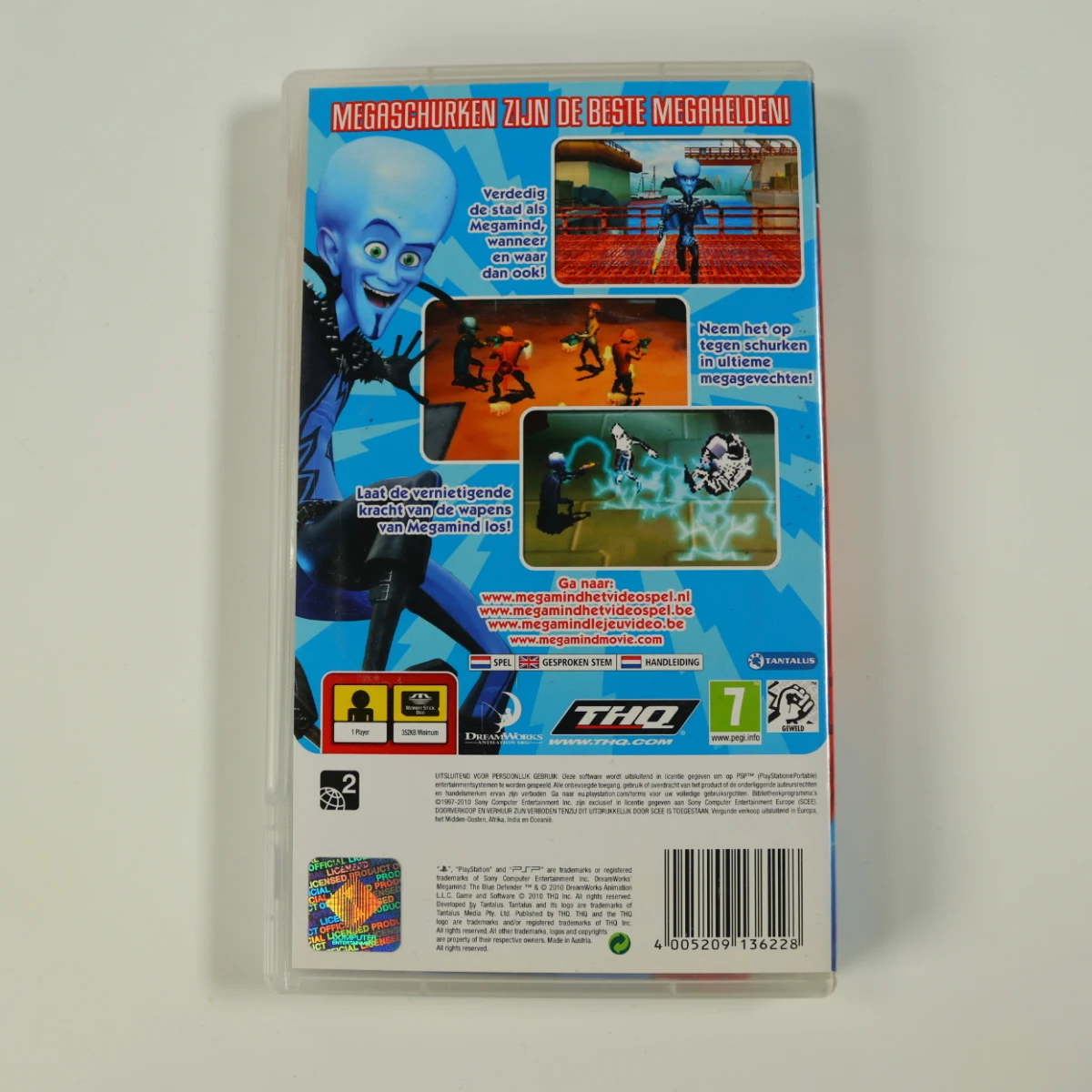 PSP - MegaMind: The Blue Defender - Tantalus Media - productfoto 2