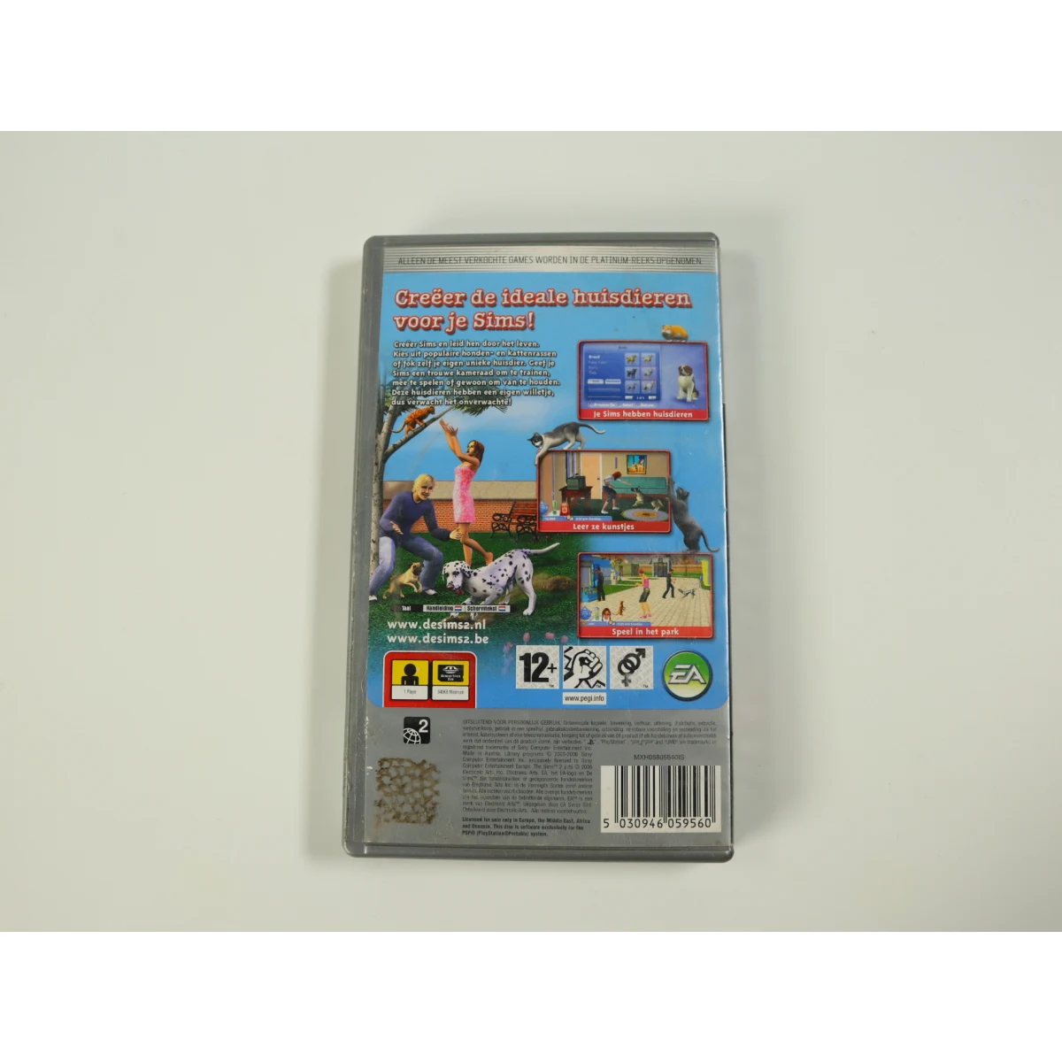 PSP - The Sims 2: Pets [Platinum] - productfoto 2
