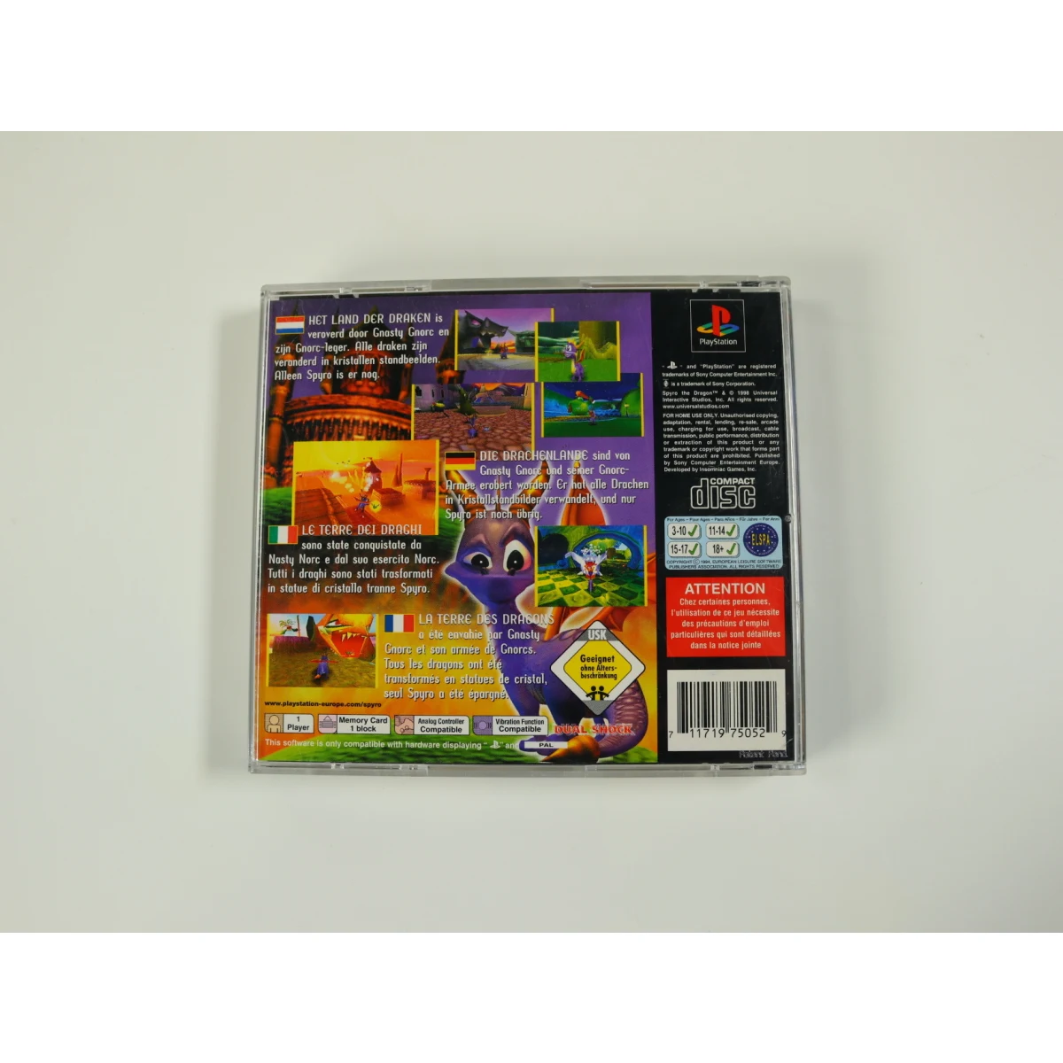 PlayStation 1 - Spyro the Dragon - productfoto 2