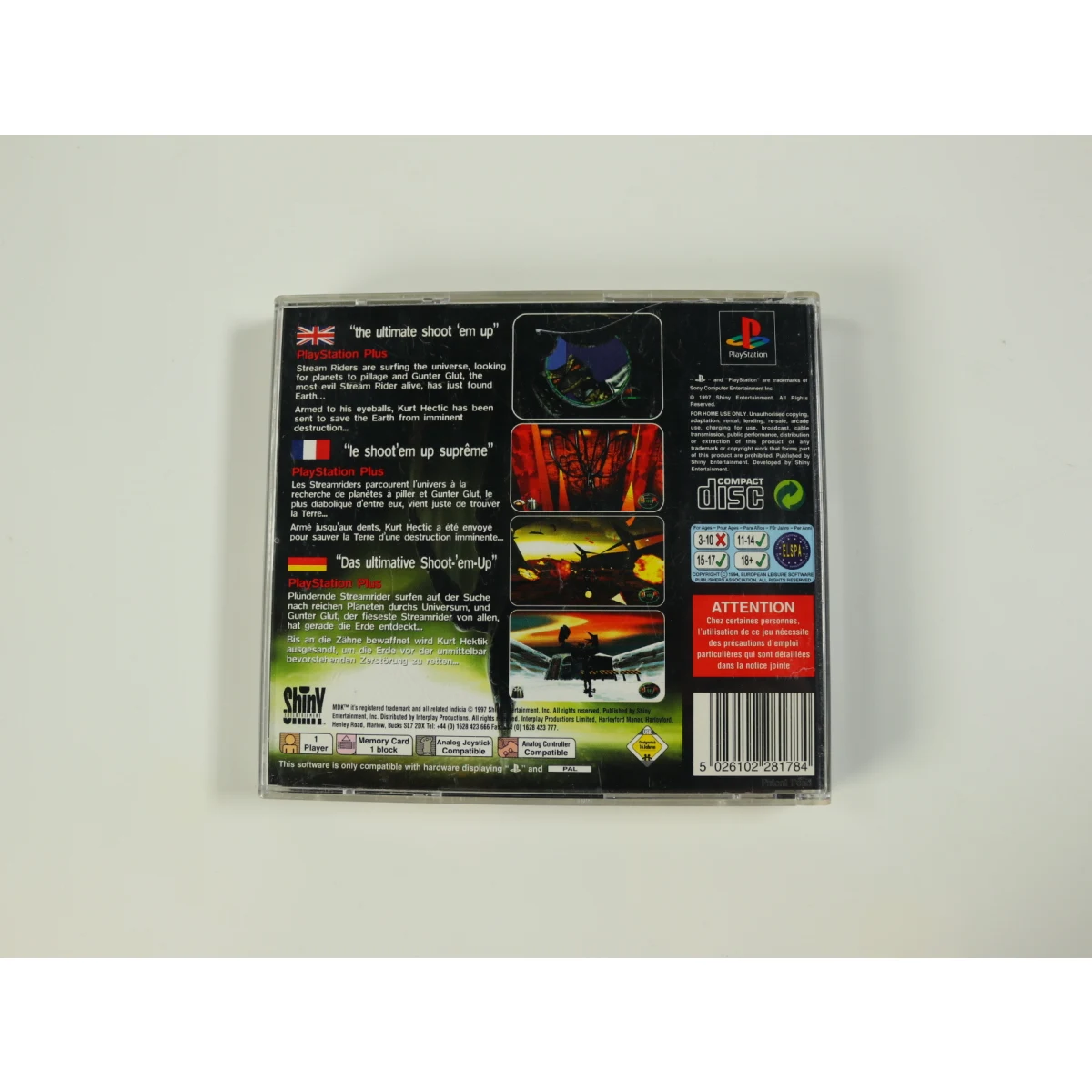 PlayStation 1 - MDK - productfoto 2