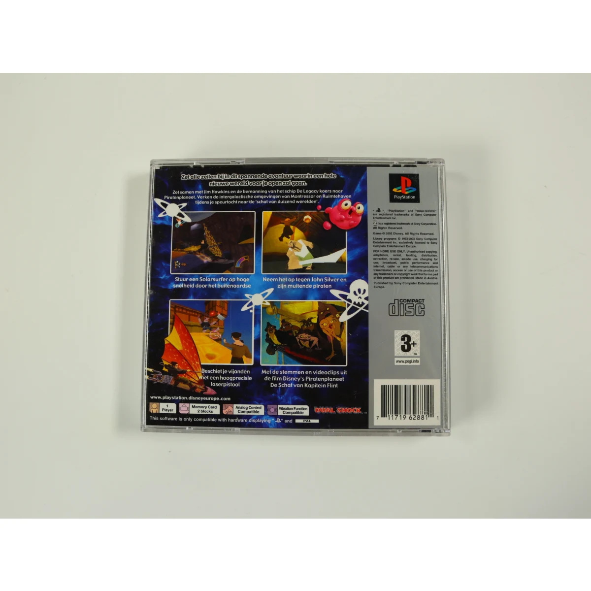 PlayStation 1 - Piraten Planeet De Schat Van Kapitein Flint / Disney's Treasure Planet [P… - productfoto 2
