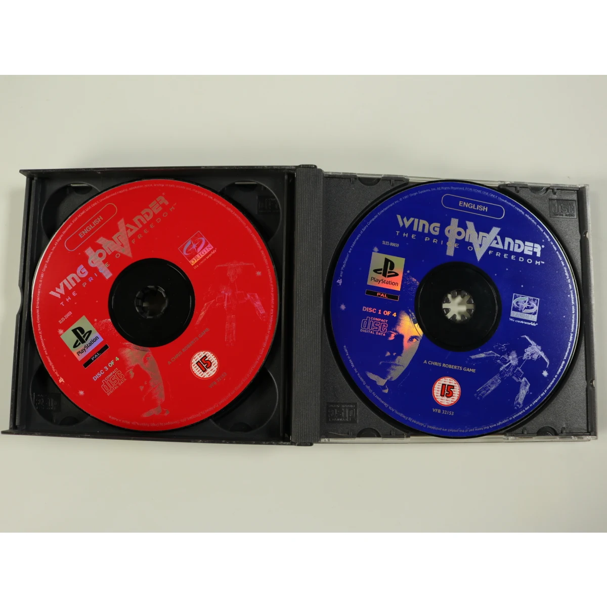 PlayStation 1 - Wing Commander IV - The Price of Freedom - Origin Systems - productfoto 4