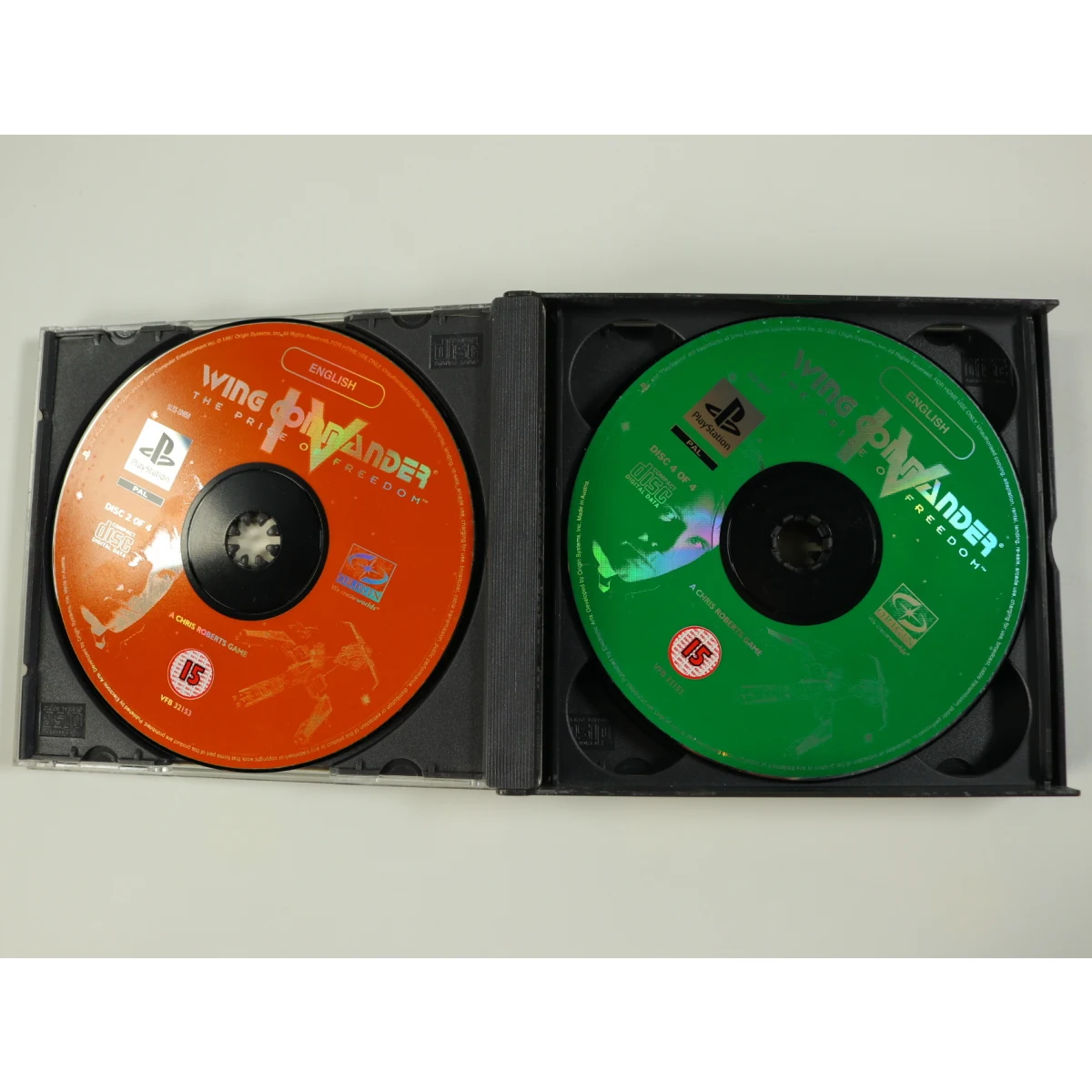 PlayStation 1 - Wing Commander IV - The Price of Freedom - Origin Systems - productfoto 3