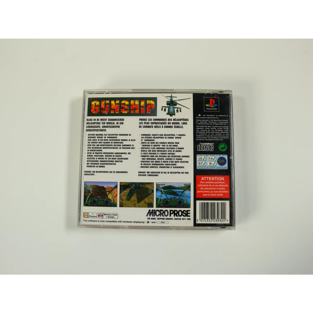 PlayStation 1 - Gunship - productfoto 2