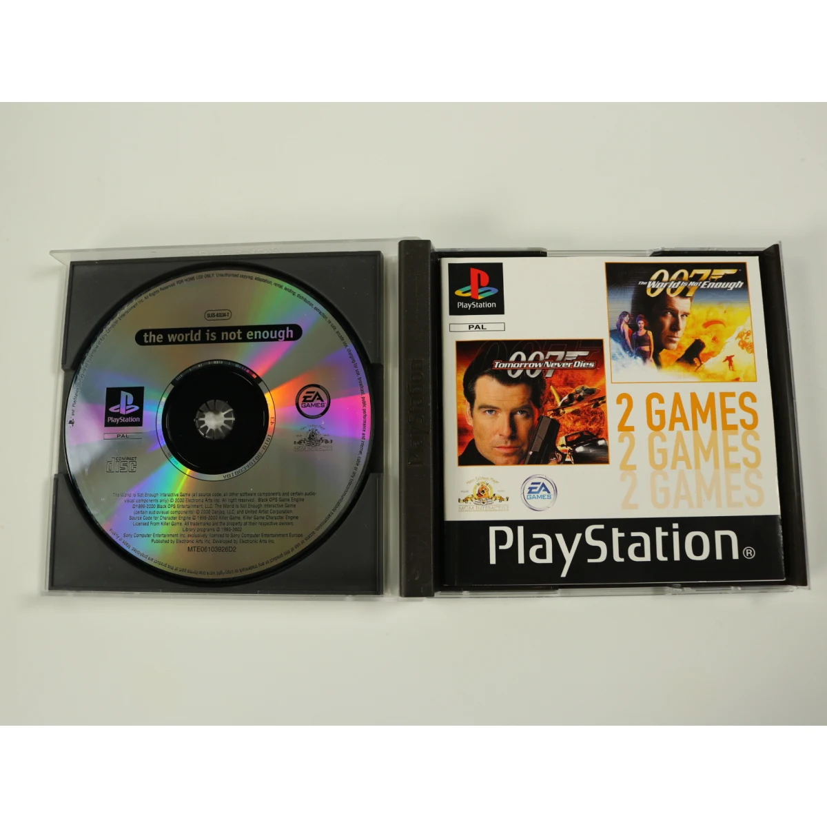 PlayStation 1 - 007: Tomorrow Never Dies & The World Is Not Enough - productfoto 5