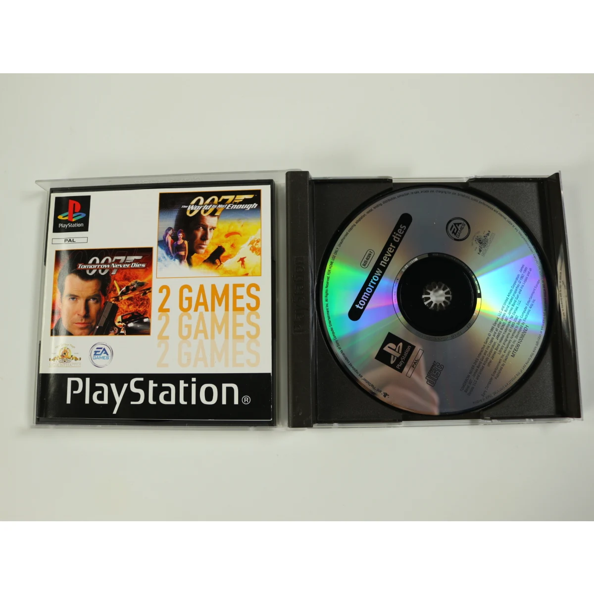 PlayStation 1 - 007: Tomorrow Never Dies & The World Is Not Enough - productfoto 3