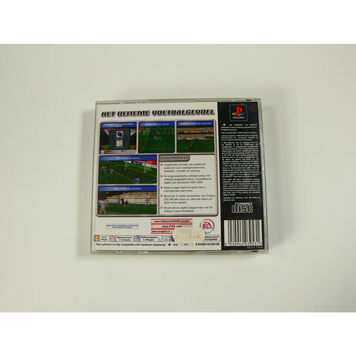 PlayStation 1 - FIFA Football 2005 - productfoto 2