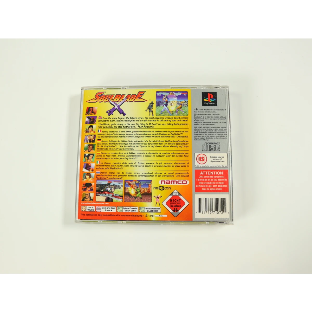 PlayStation 1 - SoulBlade [Platinum] - productfoto 2