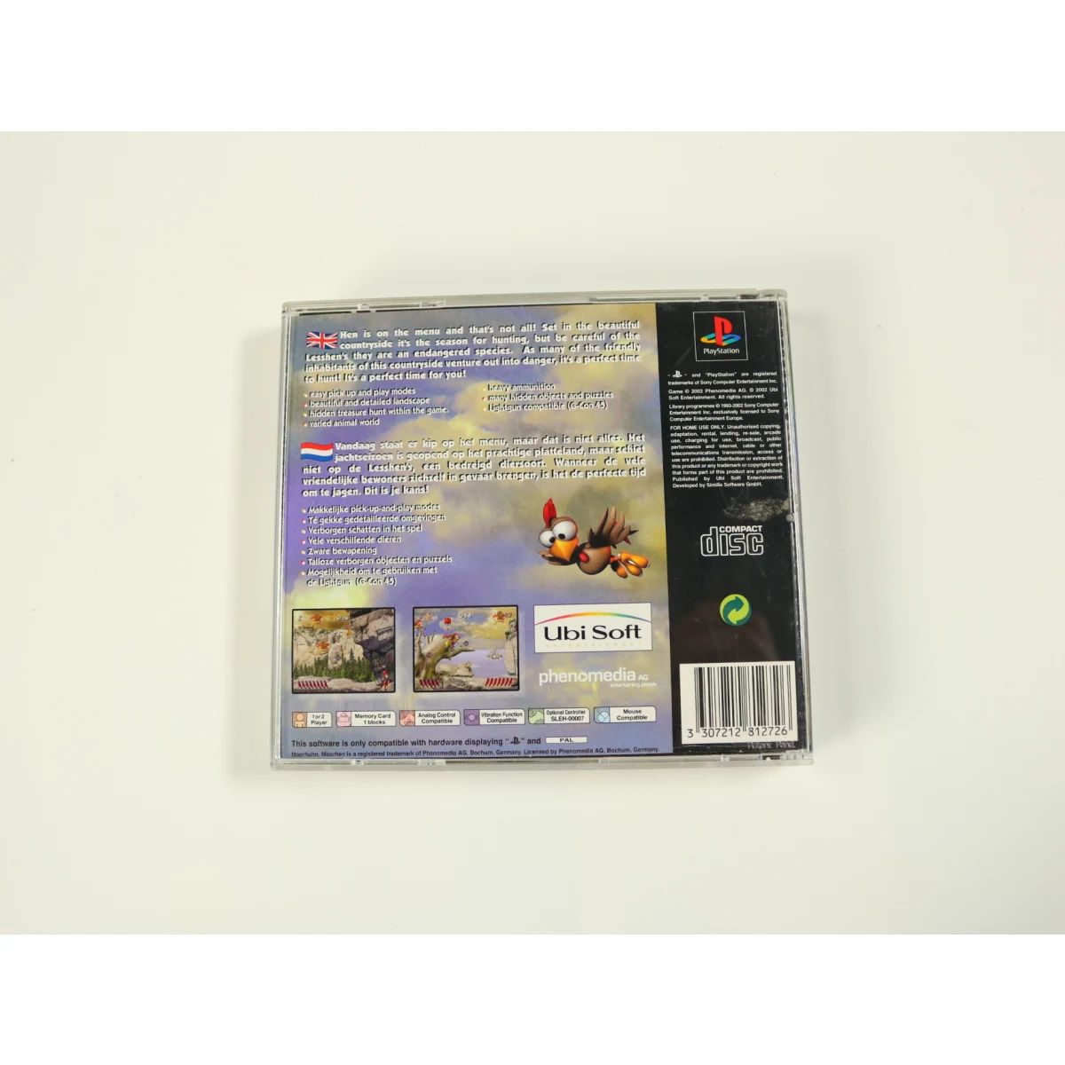 PlayStation 1 - Moorhen 3: Chicken Chase - productfoto 2