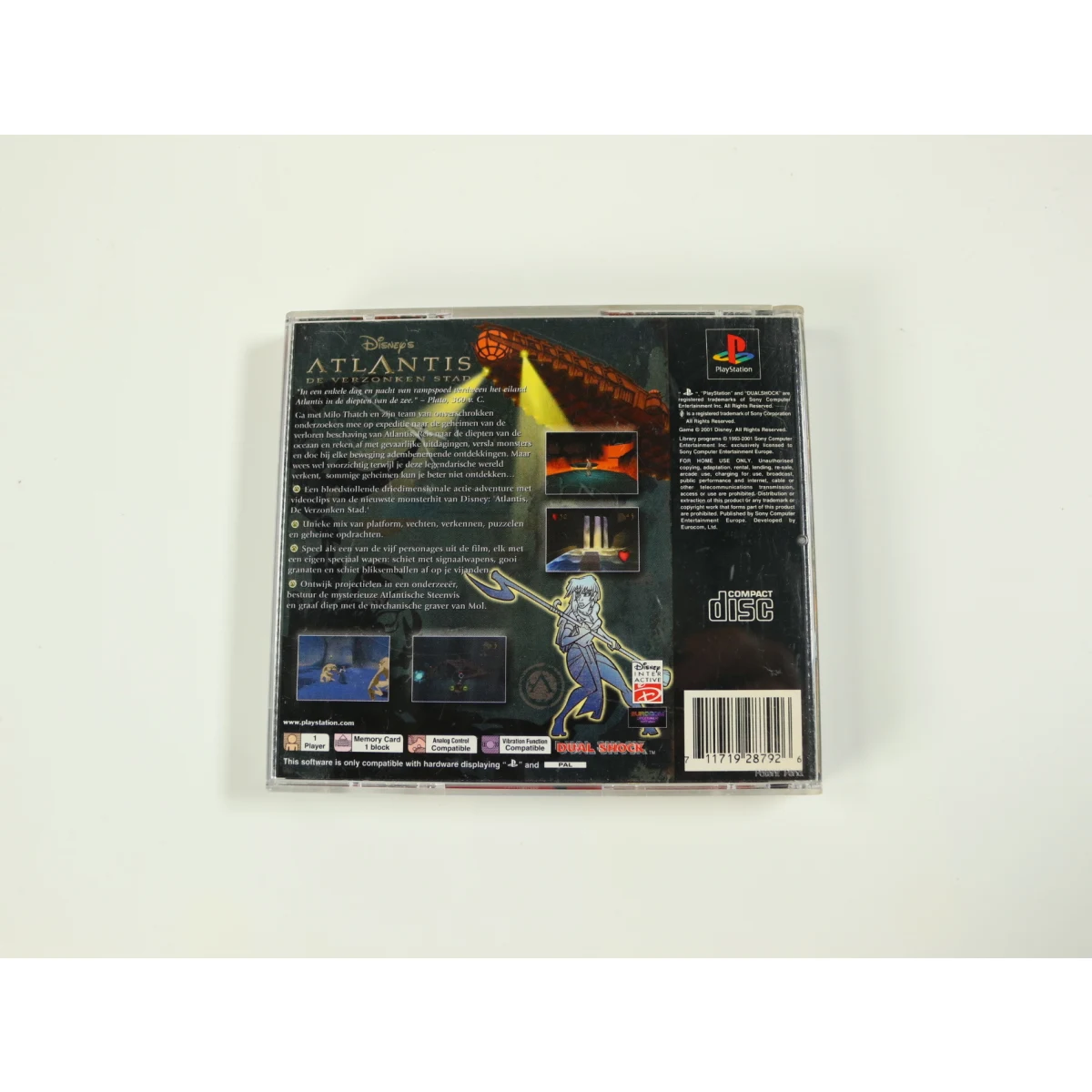 PlayStation 1 - Atlantis: De Verzonken Stad - productfoto 2