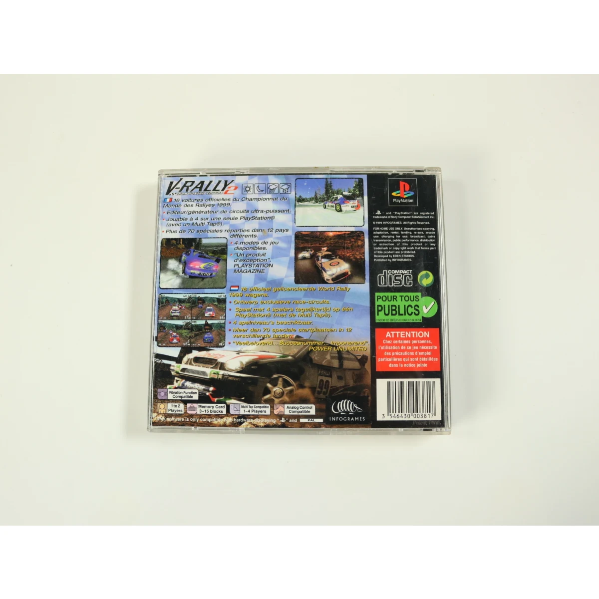 PlayStation 1 - V-Rally 2 Championship Edition - productfoto 2