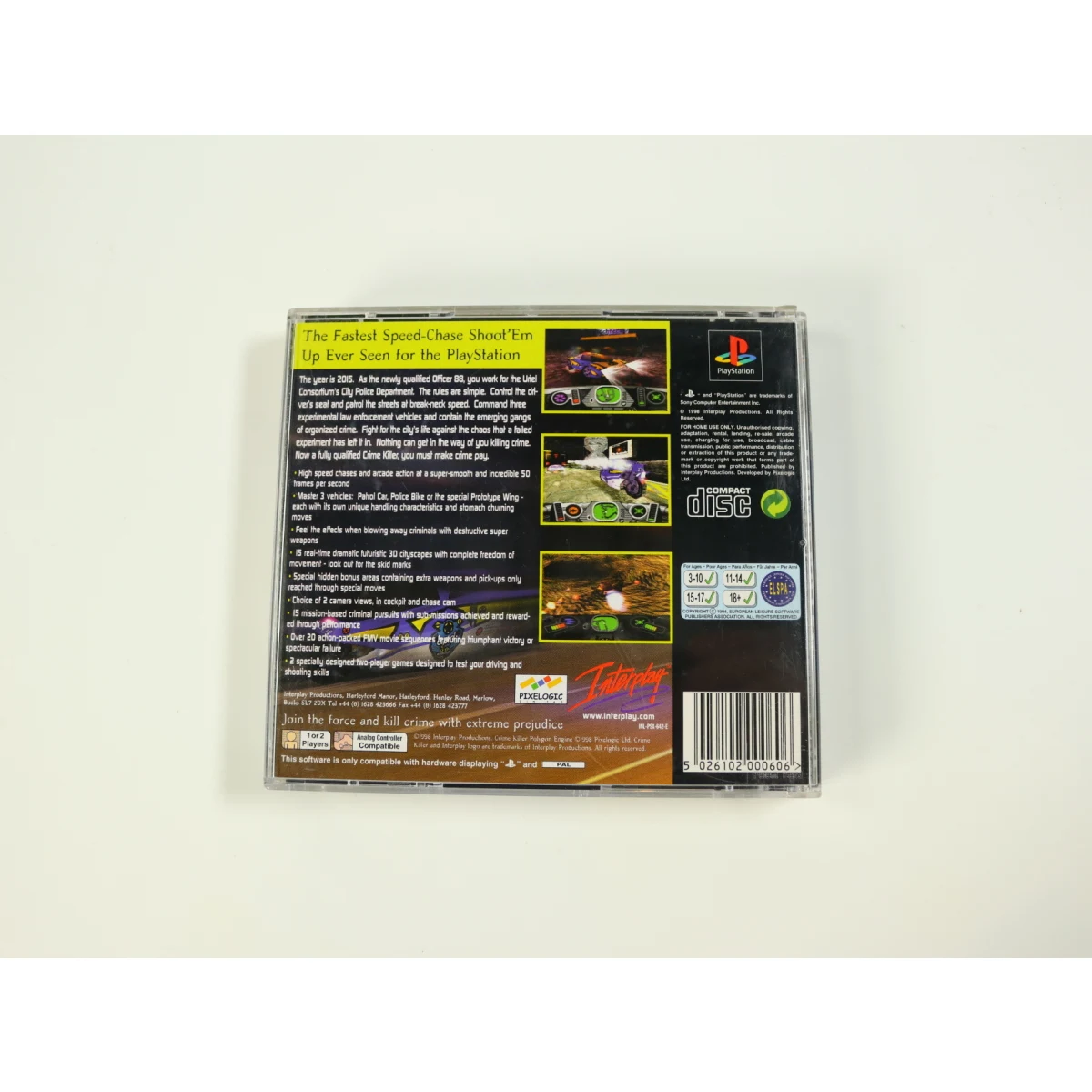 PlayStation 1 - Crime Killer #1 - productfoto 2