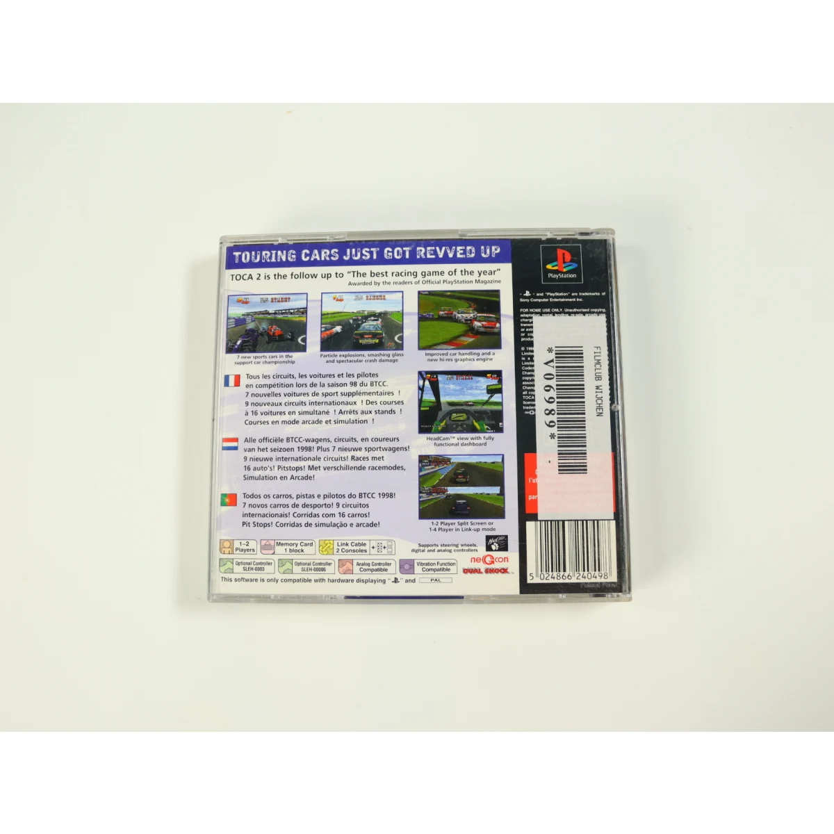 PlayStation 1 - TOCA 2 Touring Cars - productfoto 2