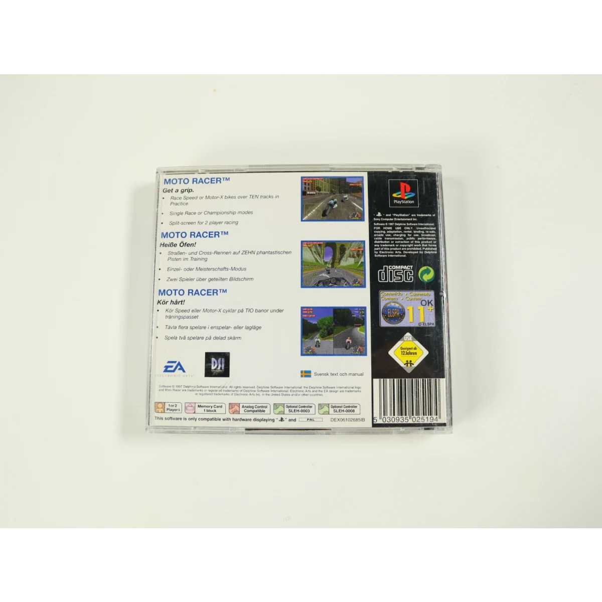 PlayStation 1 - Moto Racer [Classics] - productfoto 2