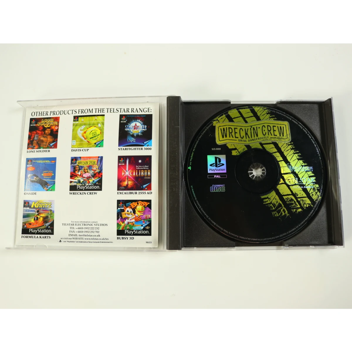 PlayStation 1 - Wreckin Crew: Drive Dangerously - productfoto 3