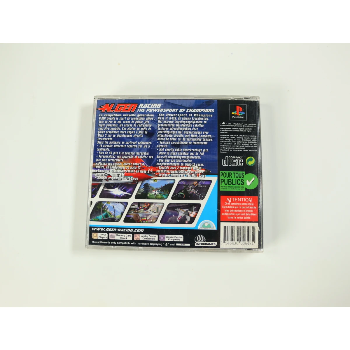 PlayStation 1 - N.Gen Racing - productfoto 2